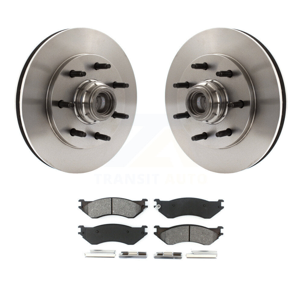 Standard Brake Kit For 2003 Ford F-150 RWD. With 7 Lug Wheels and With 12mm Wheel Lugs and With 4 Wheel ABS K8S-103073 Transit Auto