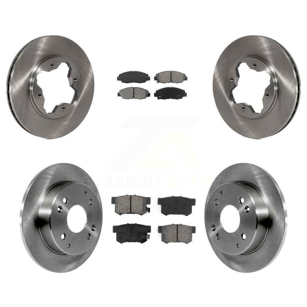 Standard Brake Kit For 1991 Honda Accord Sedan and with Disc rear brakes. With Akebono Calipers K8S-101030 Transit Auto