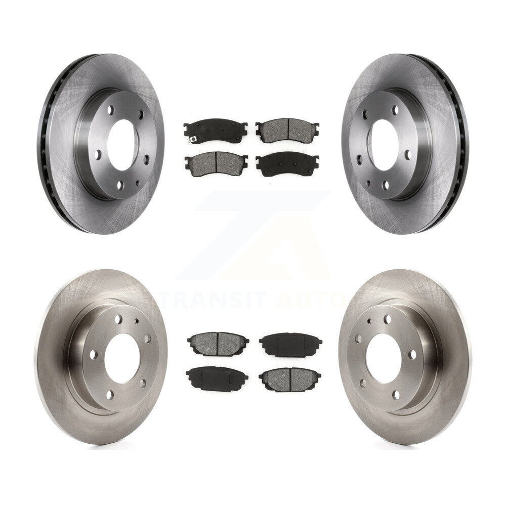 Standard Brake Kit For 2001 Mazda Protege 2.0L and with Disc rear brakes. With 5 Lug Wheels K8S-101053 Transit Auto