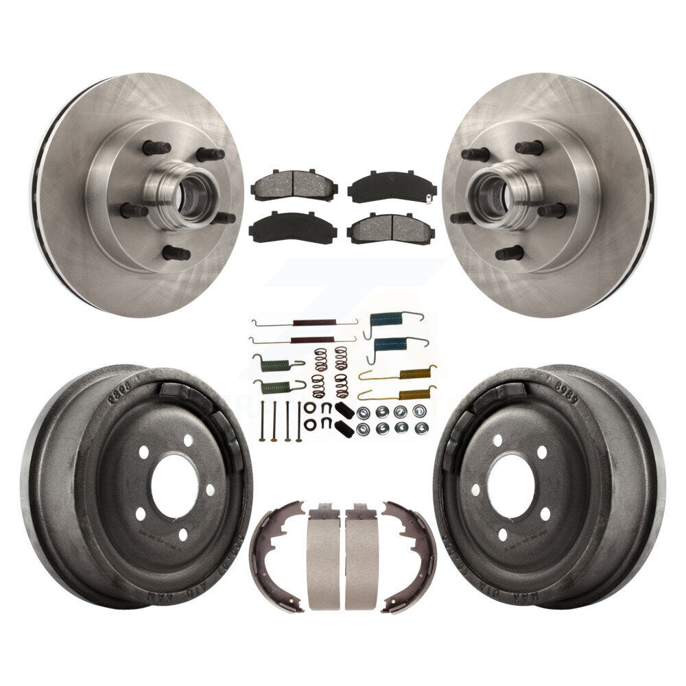 Standard Brake Kit For 1999 Mazda B4000 RWD and with 4-Wheel ABS. With 10" Diameter Drum K8S-102204 Transit Auto
