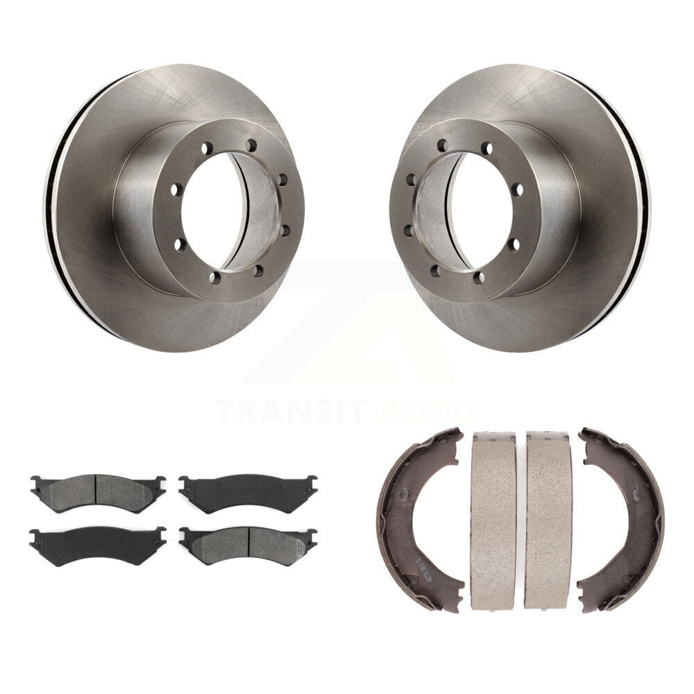 Standard Brake Kit For 1999 Ford E-350 Super Duty With Dual Rear Wheels and With Driveline Mounted Parking Brake K8S-103065 Transit Auto