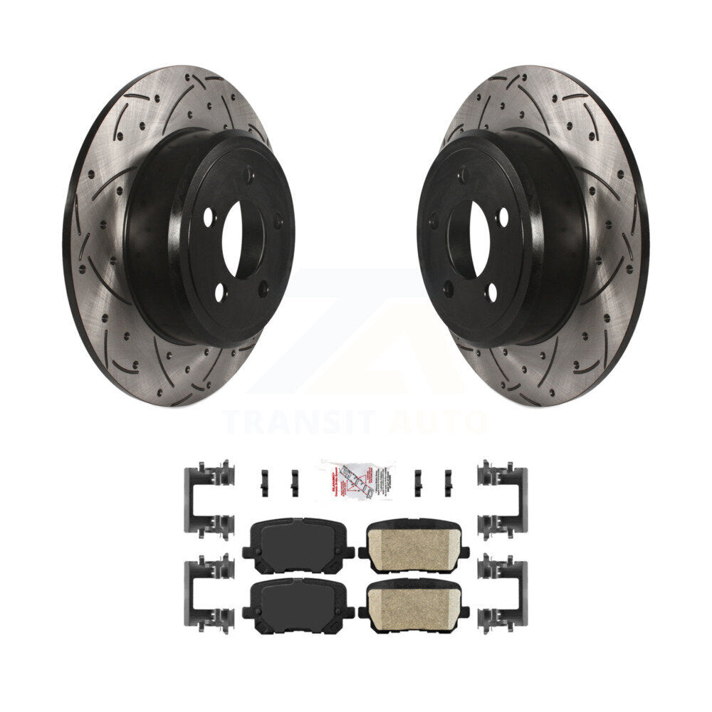 Performance Upgrade Brake Kit For 2014 Dodge Charger Pursuit and with RWD and 3.6L KDA-101562 Transit Auto