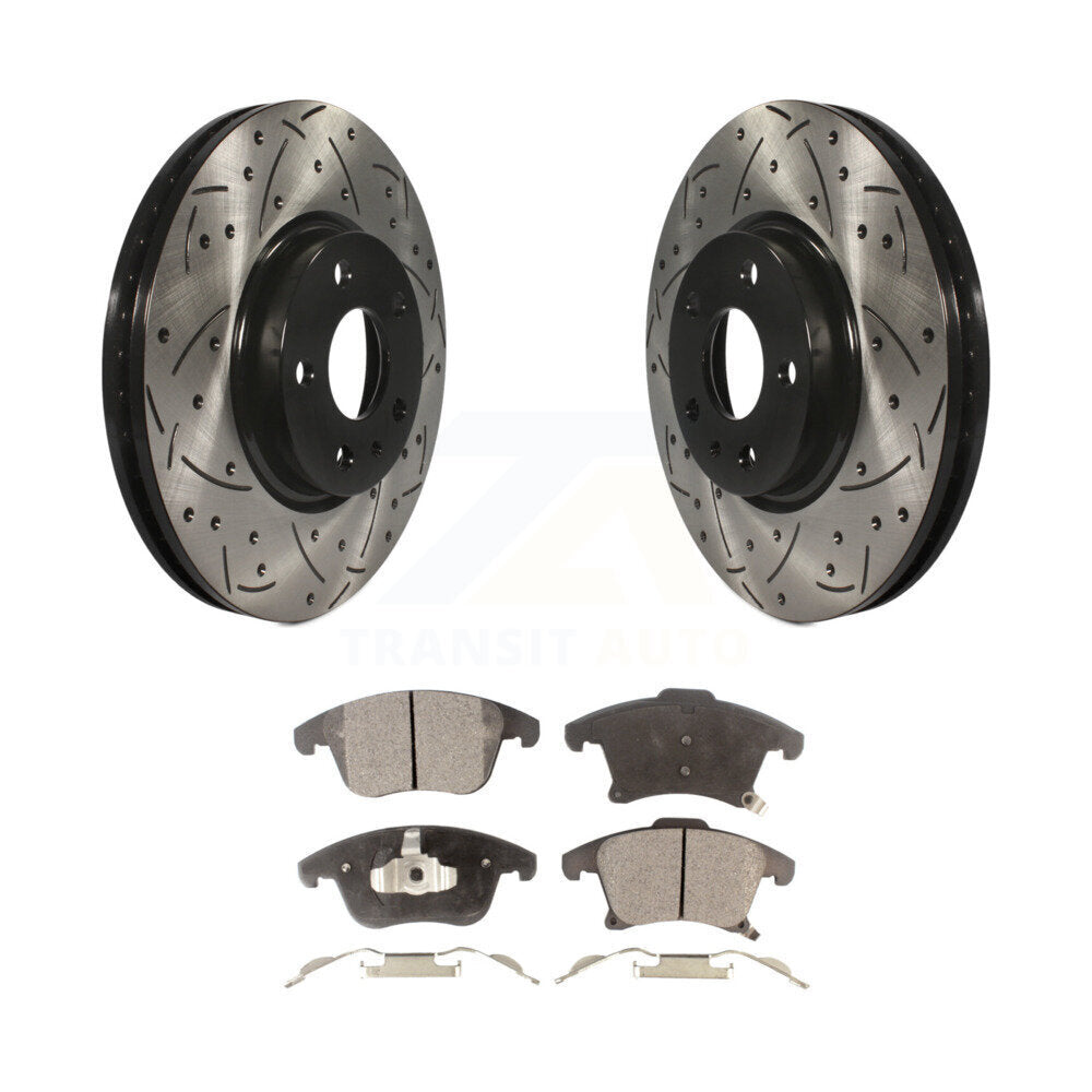 Performance Upgrade Brake Kit For 2017 Ford Fusion S/Platinum/Titanium/S Hybrid/SE Hybrid/Titanium Hybrid/Platinum Hybrid/SE KDT-100241 Transit Auto