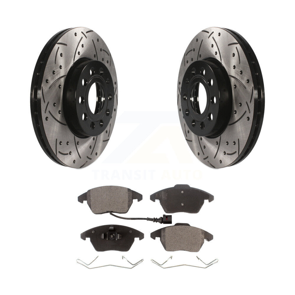Performance Upgrade Brake Kit For 2011 Volkswagen Jetta With 288mm Diameter Front Rotor Transit Auto