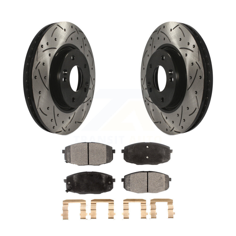 Performance Upgrade Brake Kit For 2013 Kia Forte 2.4L Transit Auto