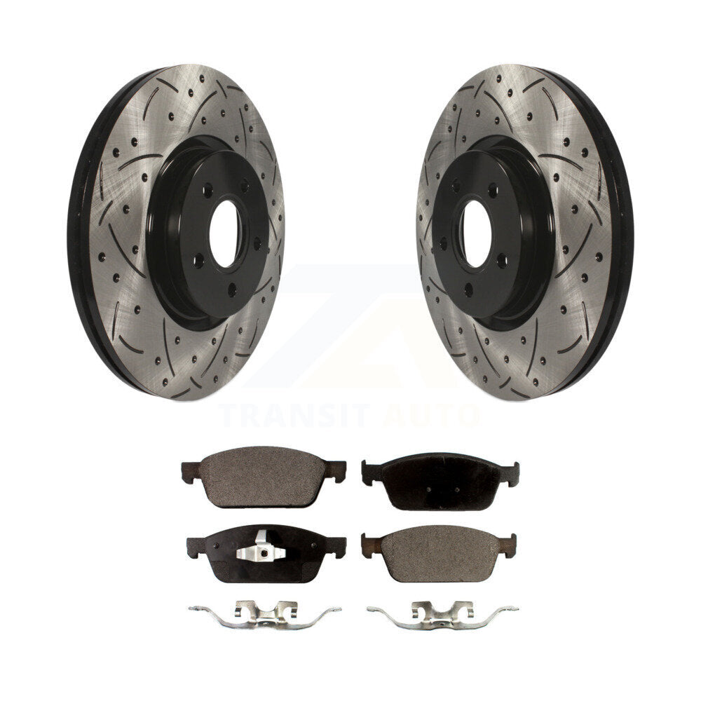 Performance Upgrade Brake Kit For 2016 Ford Focus ST. With 320mm Diameter Rotor KDT-100331 Transit Auto