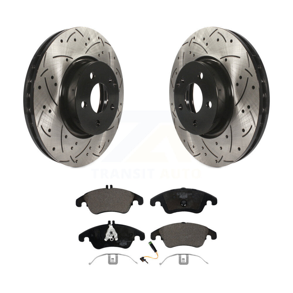 Performance Upgrade Brake Kit For 2013 Mercedes-Benz E350 Convertible/Coupe. With 322mm Diameter Front Rotor KDT-100372 Transit Auto