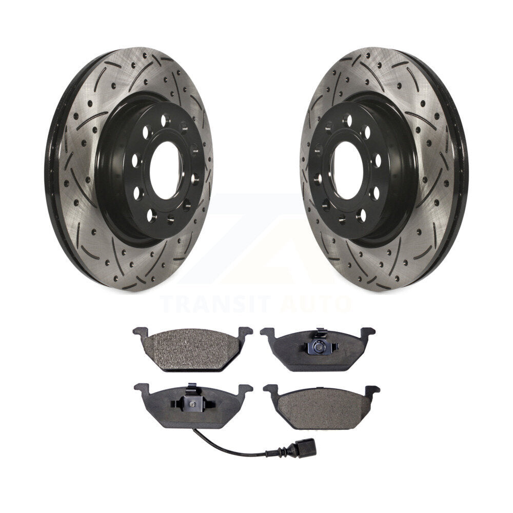 Performance Upgrade Brake Kit For 2011 Volkswagen Jetta With 280mm Diameter Front Rotor Transit Auto