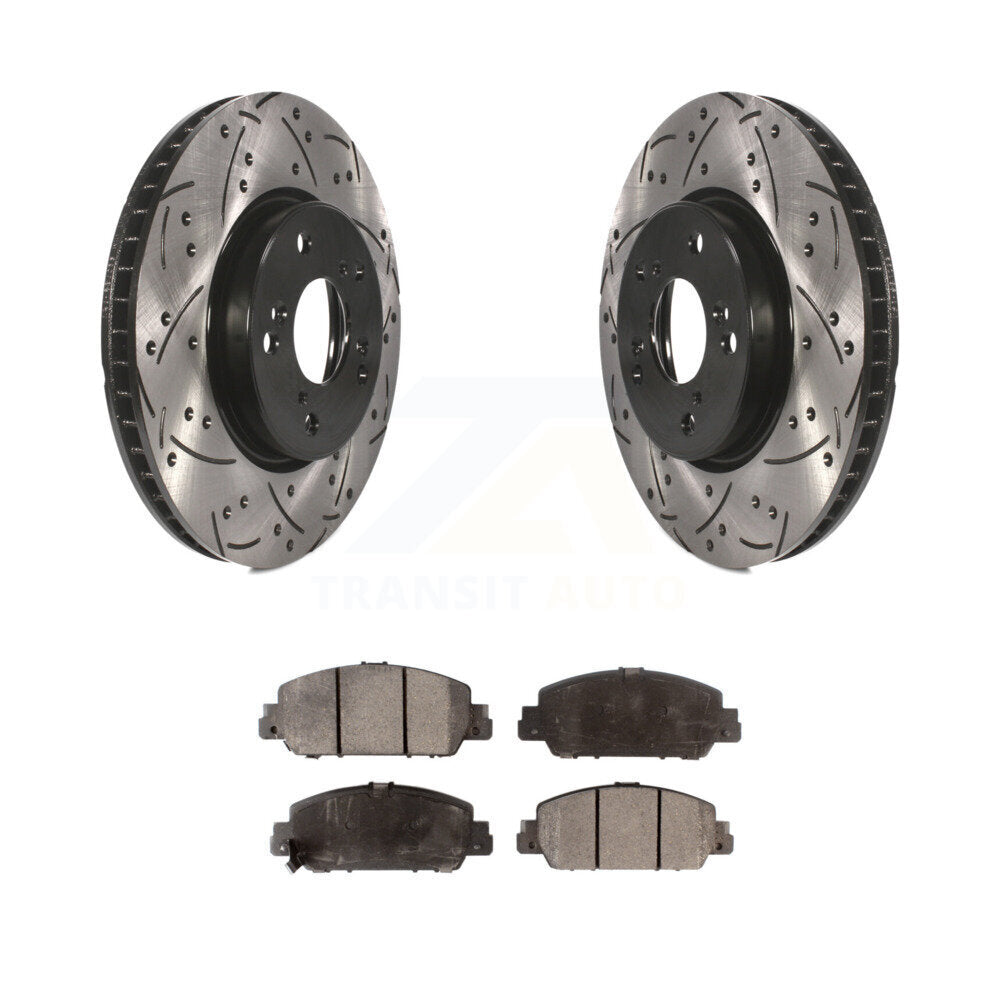 Performance Upgrade Brake Kit For 2014 Honda Accord Sport/EX/Hybrid Touring/Hybrid KDT-100395 Transit Auto