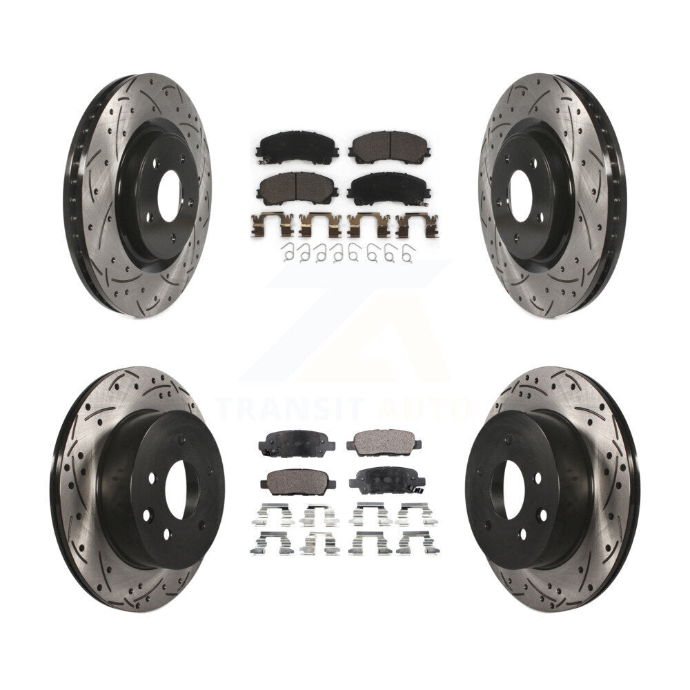 Performance Upgrade Brake Kit For 2019 Nissan Rogue FULL HYBRID EV-GAS (FHEV) engine. With Manual Parking Brake KDT-100415 Transit Auto