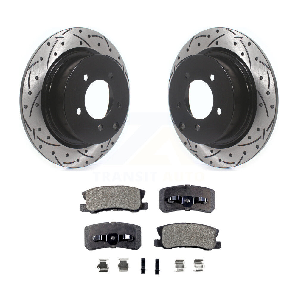 Performance Upgrade Brake Kit For 2014 Jeep Patriot With 302mm Diameter Rear Rotor KDT-100261 Transit Auto