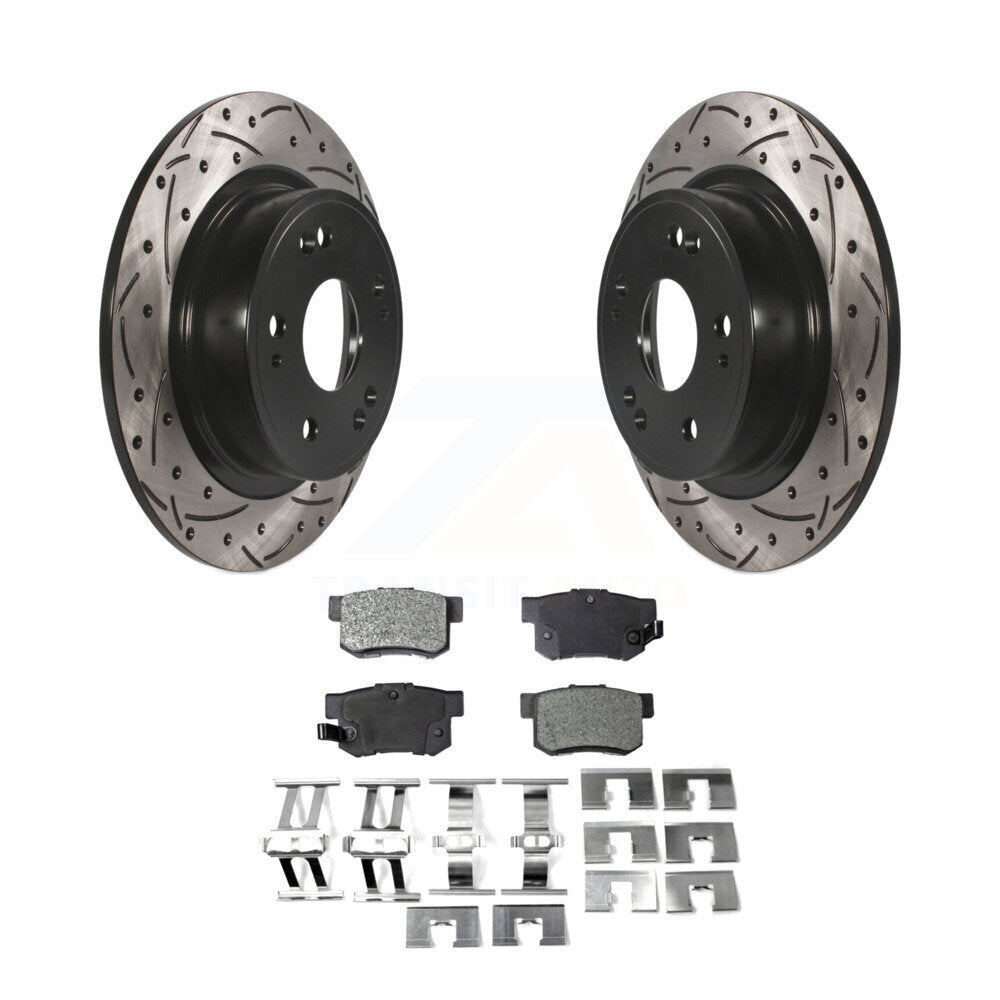 Performance Upgrade Brake Kit For 2007 Honda Accord Hybrid and with 3.0L and FULL HYBRID EV-GAS (FHEV) engine KDT-101109 Transit Auto