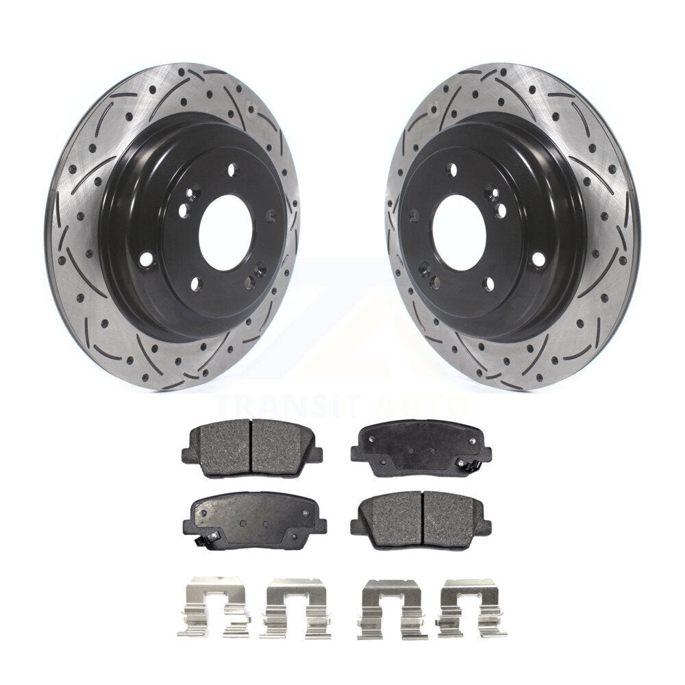 Performance Upgrade Brake Kit For 2015 Hyundai Genesis Coupe 3.8/3.8 GT KDT-100364 Transit Auto