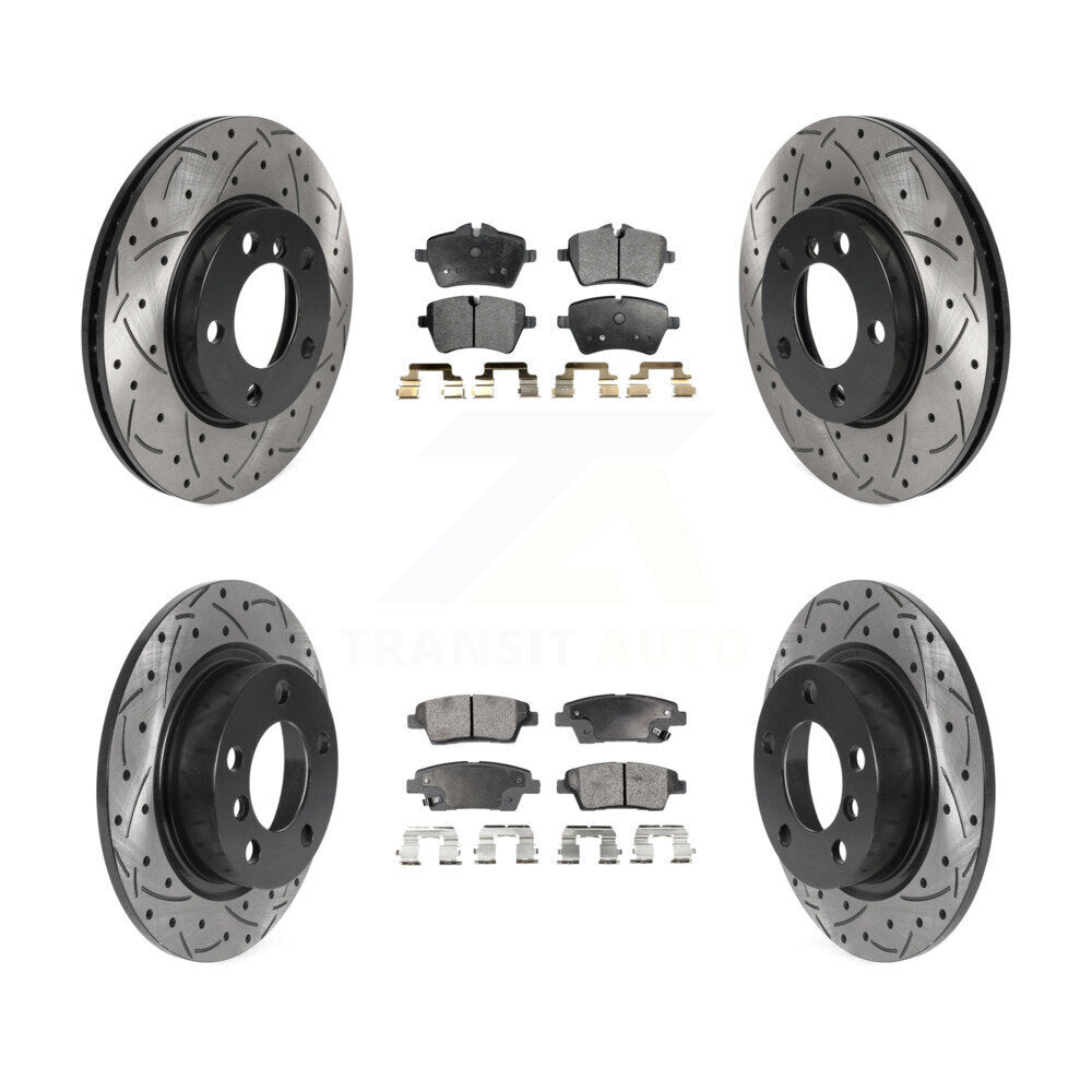 Performance Upgrade Brake Kit For 2014 Mini Cooper Paceman Base. With 280mm Diameter Rear Rotor KDT-100885 Transit Auto