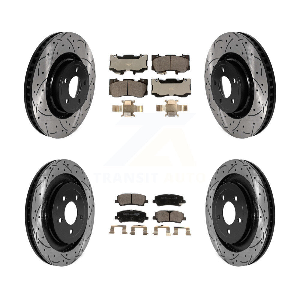 Performance Upgrade Brake Kit For 2015 Ford Mustang GT Premium/GT and with 5.0L. Without Brembo Brakes KDT-101039 Transit Auto