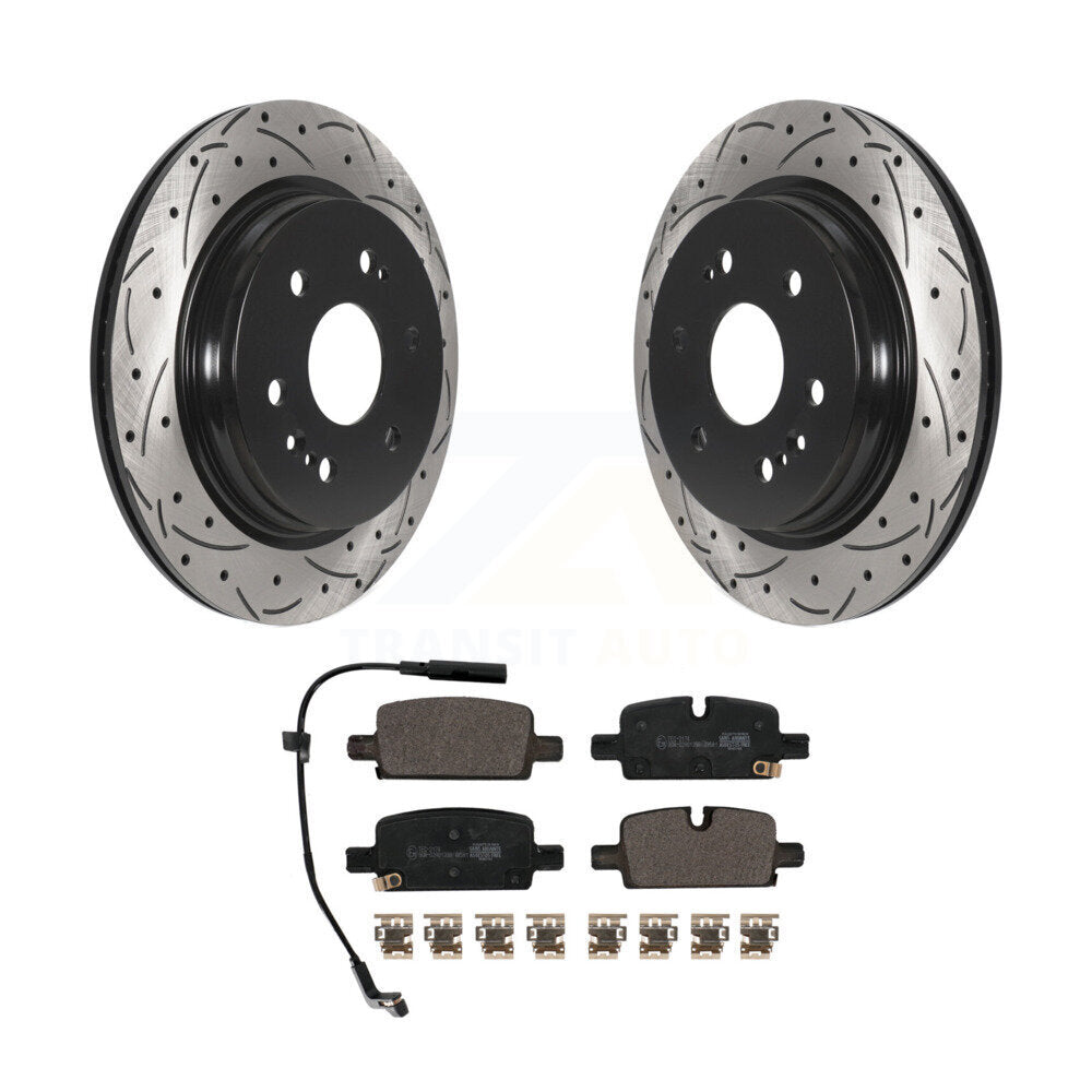 Performance Upgrade Brake Kit For 2020 Chevrolet Silverado 1500 With 4 Piston Front Caliper KDT-101083 Transit Auto