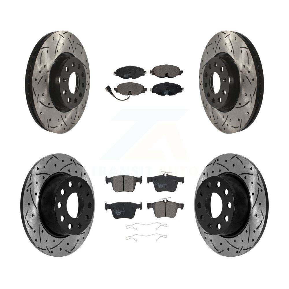 Performance Upgrade Brake Kit For 2022 Volkswagen Taos FWD. With 312mm Diameter Front Rotor KDT-101131 Transit Auto
