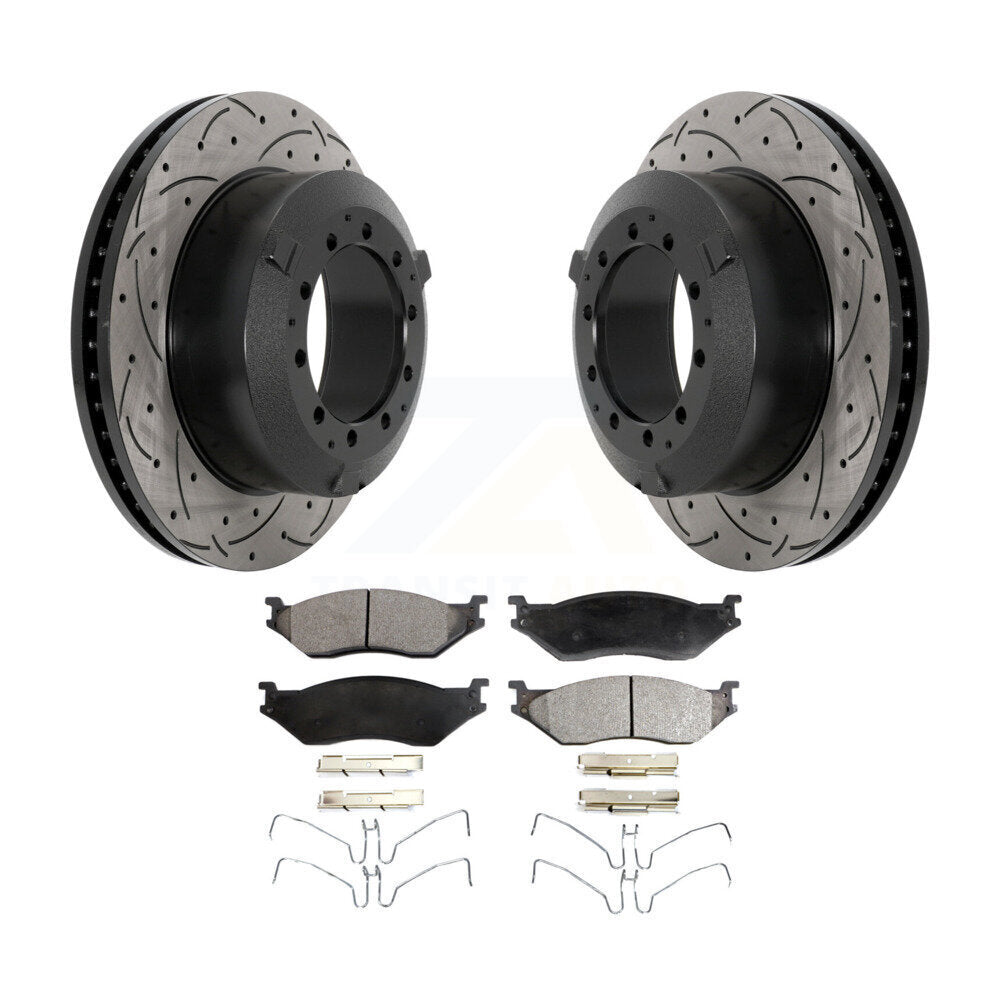 Performance Upgrade Brake Kit For 2014 Ford F-450 Super Duty With 10 Lug Wheels KDT-101211 Transit Auto