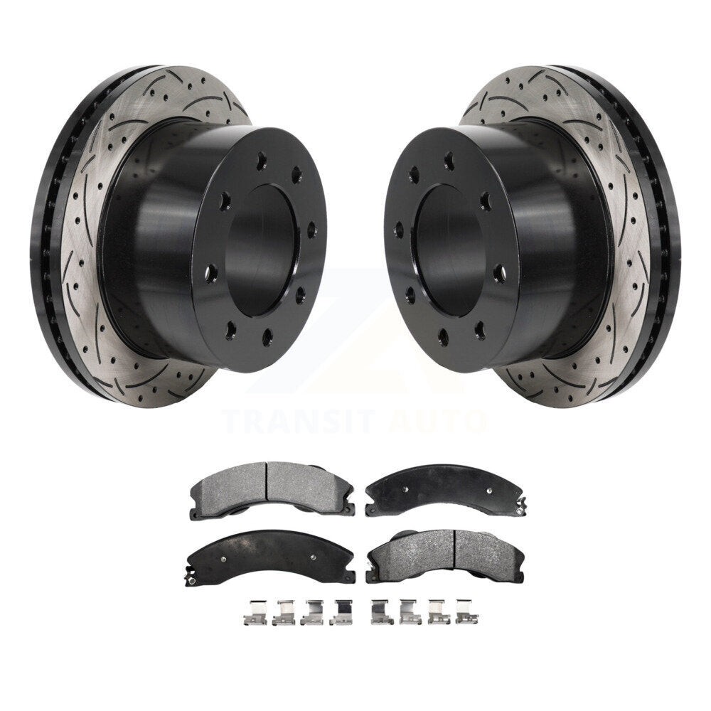 Performance Upgrade Brake Kit For 2014 GMC Sierra 3500 HD With Dual Rear Wheels KDT-101361 Transit Auto
