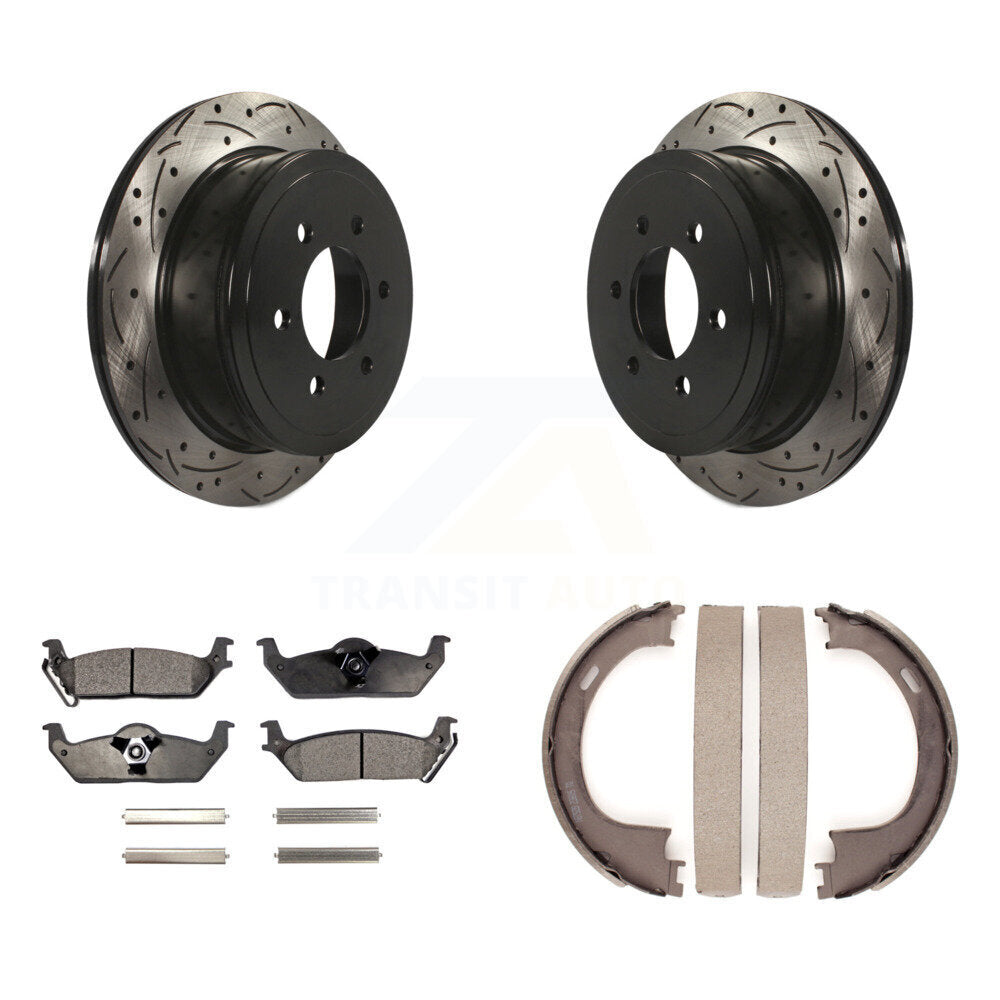 Performance Upgrade Brake Kit For 2007 Ford F-150 4WD. With 6 Lug Wheels Transit Auto