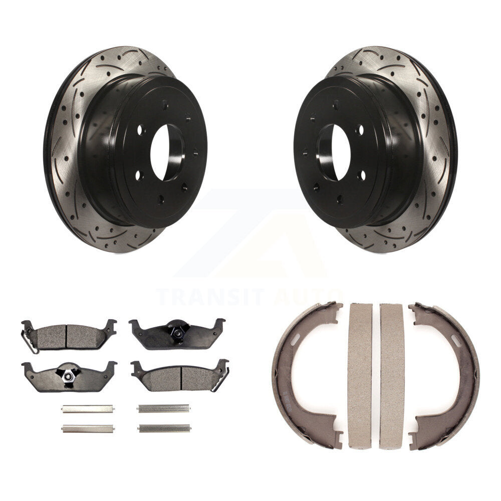 Performance Upgrade Brake Kit For 2007 Ford F-150 4WD. With 7 Lug Wheels Transit Auto