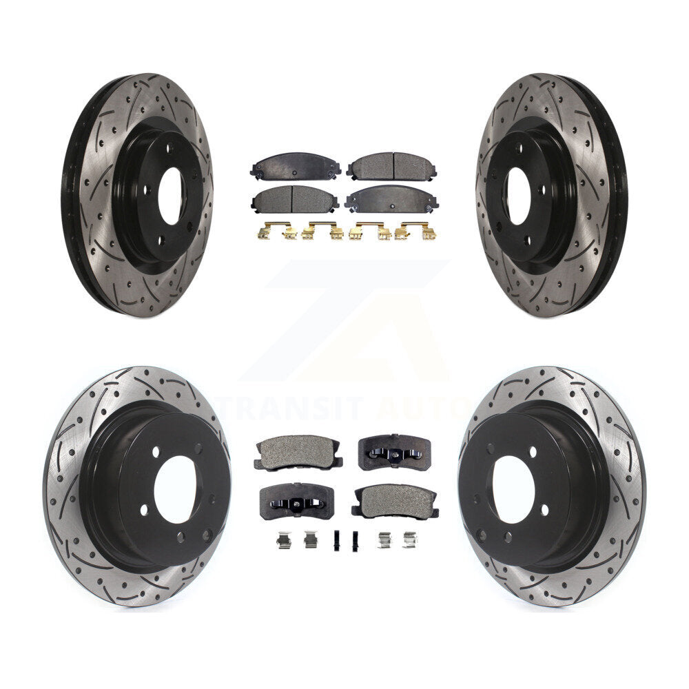 Performance Upgrade Brake Kit For 2008 Dodge Caliber SRT-4. With 294mm Diameter Front Rotor KDT-101900 Transit Auto