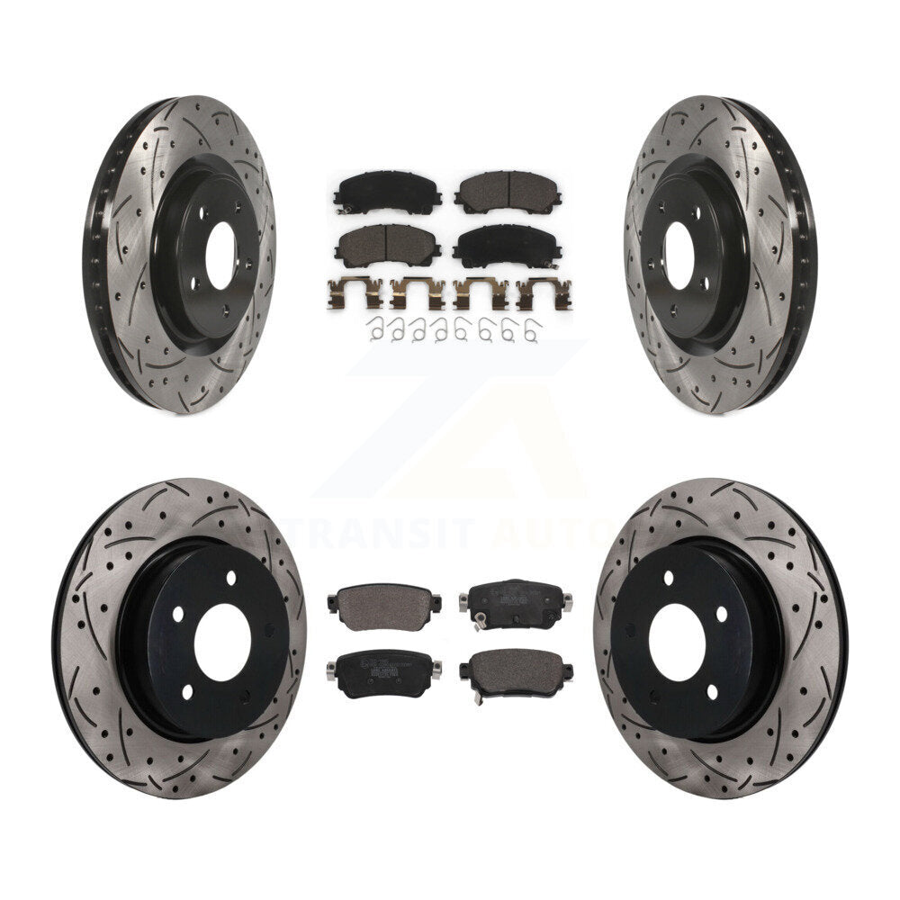 Performance Upgrade Brake Kit For 2019 Nissan Rogue FULL HYBRID EV-GAS (FHEV) engine. With Electric Parking Brake KDT-101914 Transit Auto