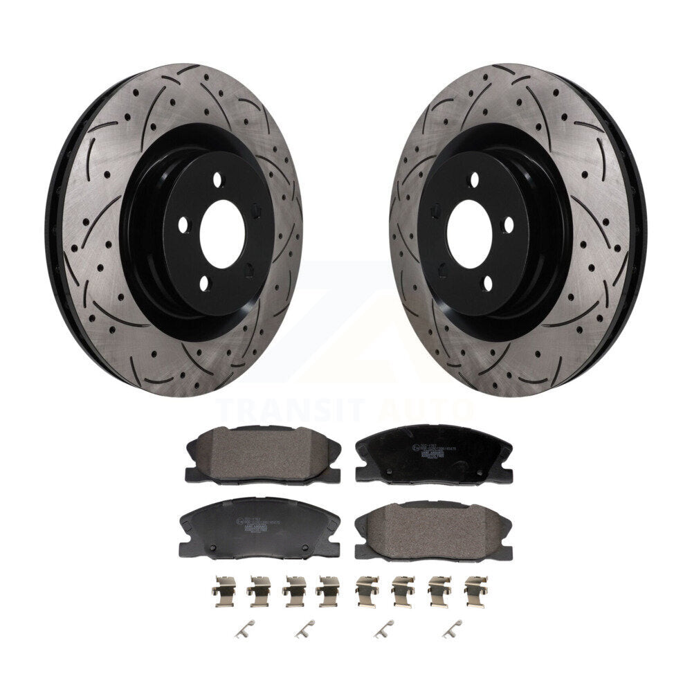 Performance Upgrade Brake Kit For 2015 Dodge Charger RWD and with 6.4L. With 370mm Diameter Front Rotor KDT-101843 Transit Auto