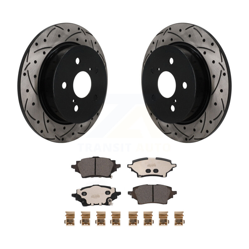 Performance Upgrade Brake Kit For 2021 Toyota C-HR With Electric Parking Brake and Excluding Vehicles Manufactured In Japan KDT-101873 Transit Auto