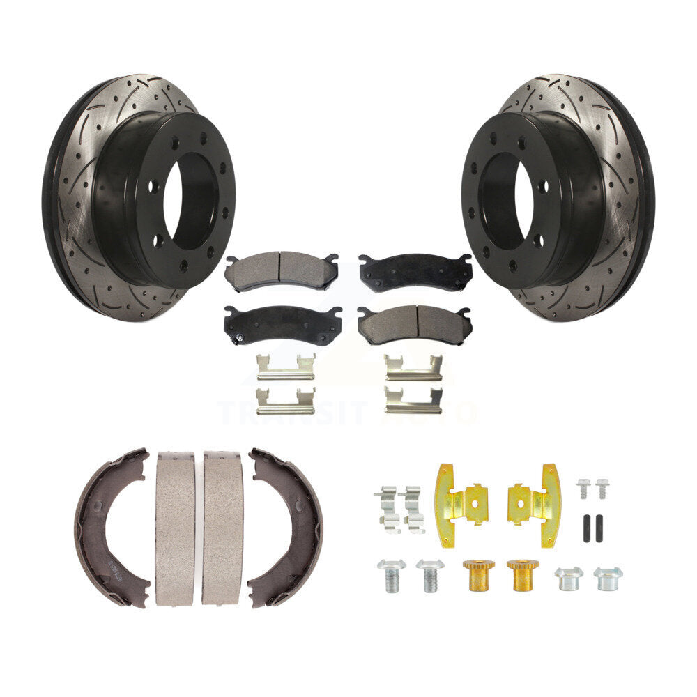 Performance Upgrade Brake Kit For 2003 Chevrolet Suburban 2500 8.1L. With Two Wheel Steering KDT-100191 Transit Auto