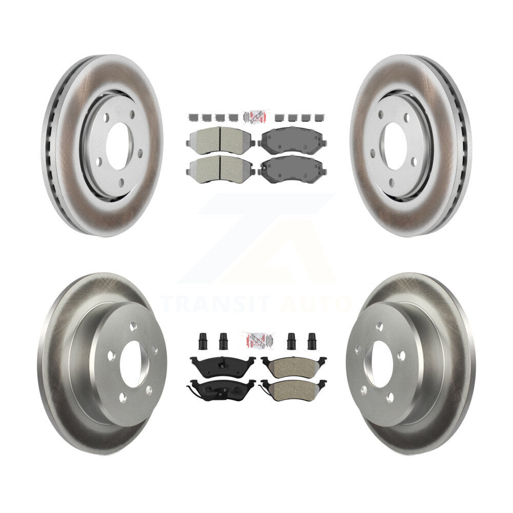 Coated Upgrade Brake Kit For 2003 Chrysler Town and Country Drum rear brakes KGA-105342 Transit Auto