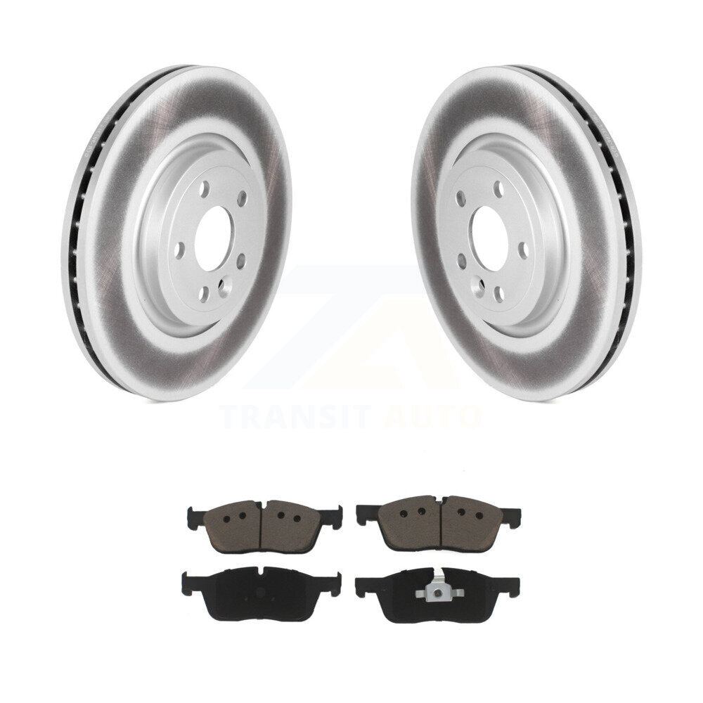 Coated Upgrade Brake Kit For 2018 Jaguar F-Pace 2.0L. With 325mm Diameter Front Rotor KGC-102166 Transit Auto