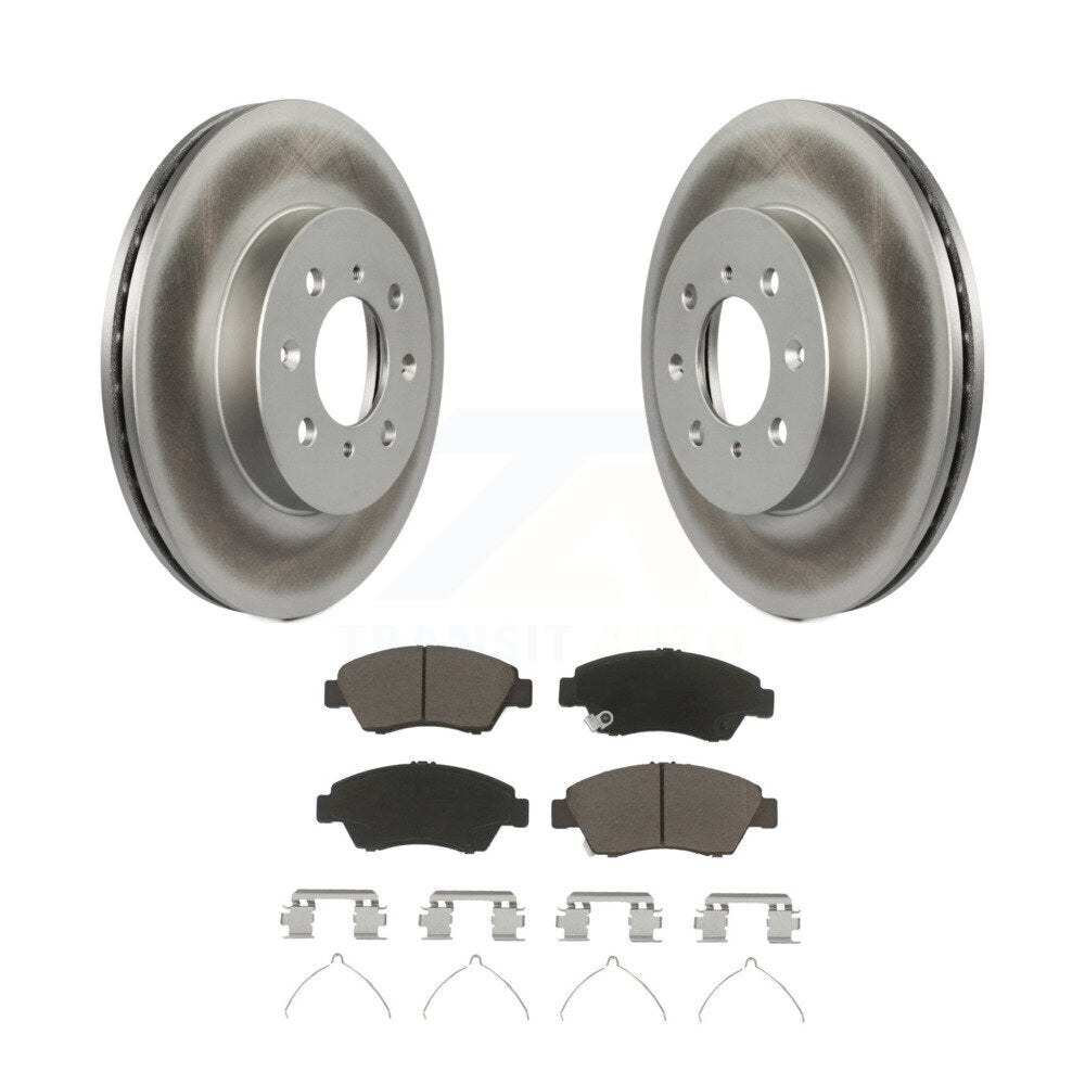 Coated Upgrade Brake Kit For 1994 Honda Civic Si and with 4-Wheel ABS Transit Auto