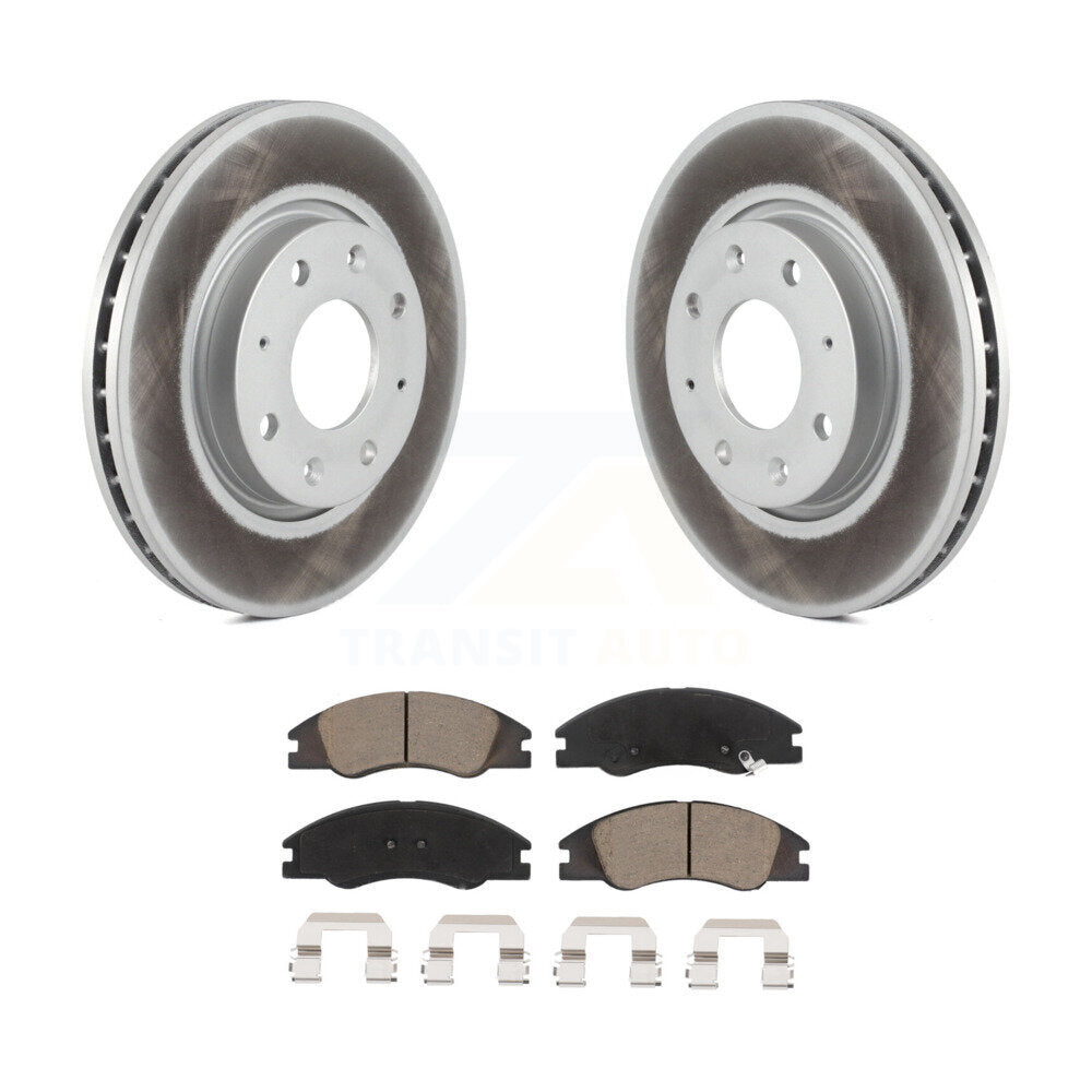 Coated Upgrade Brake Kit For 2005 Kia Spectra Transit Auto
