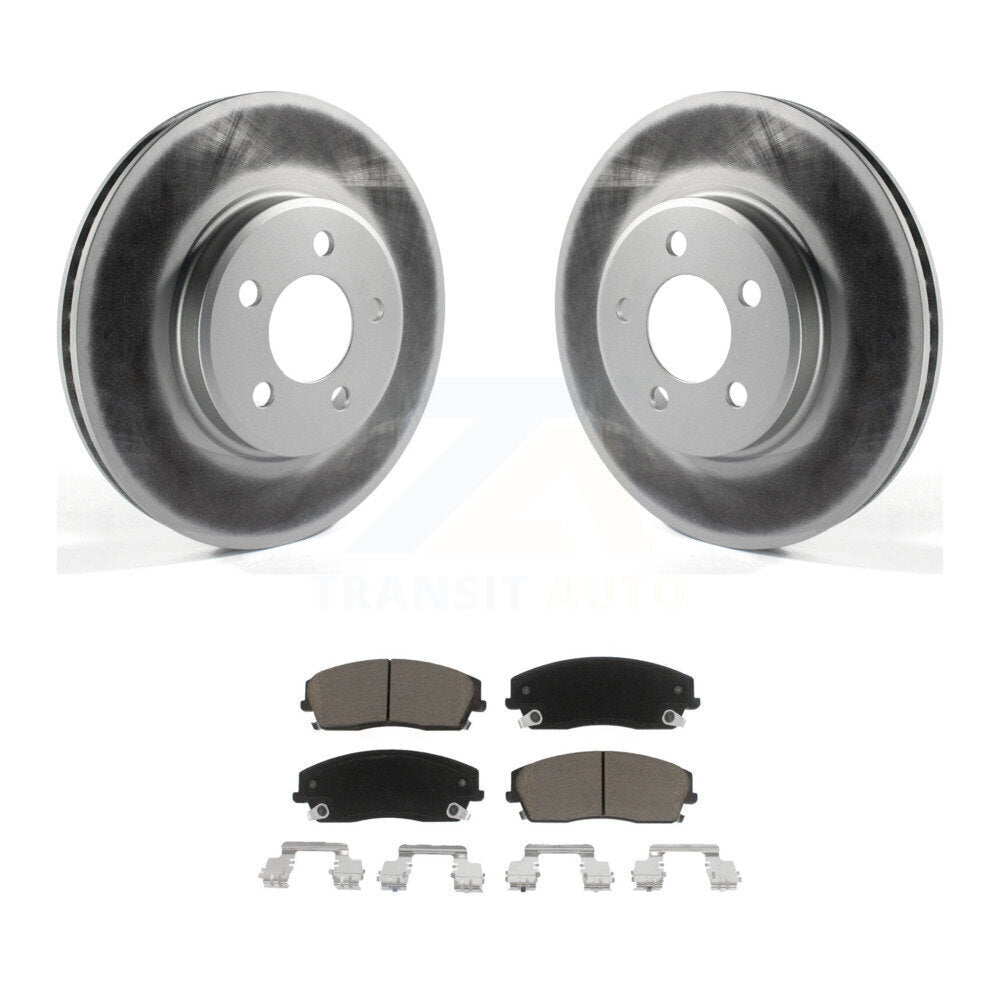 Coated Upgrade Brake Kit For 2005 Chrysler 300 2.7L KGC-100640 Transit Auto