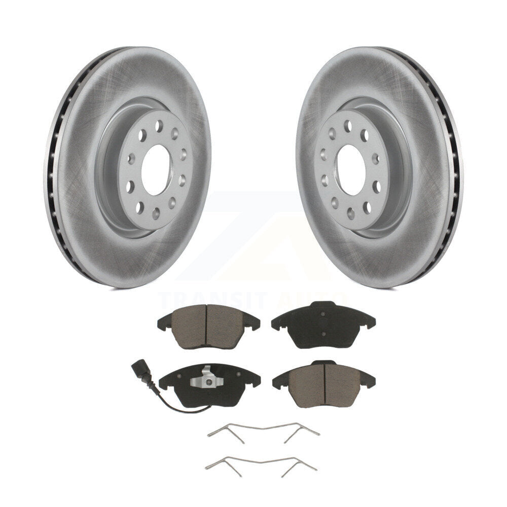 Coated Upgrade Brake Kit For 2011 Volkswagen Jetta With 312mm Diameter Front Rotor KGC-101994 Transit Auto