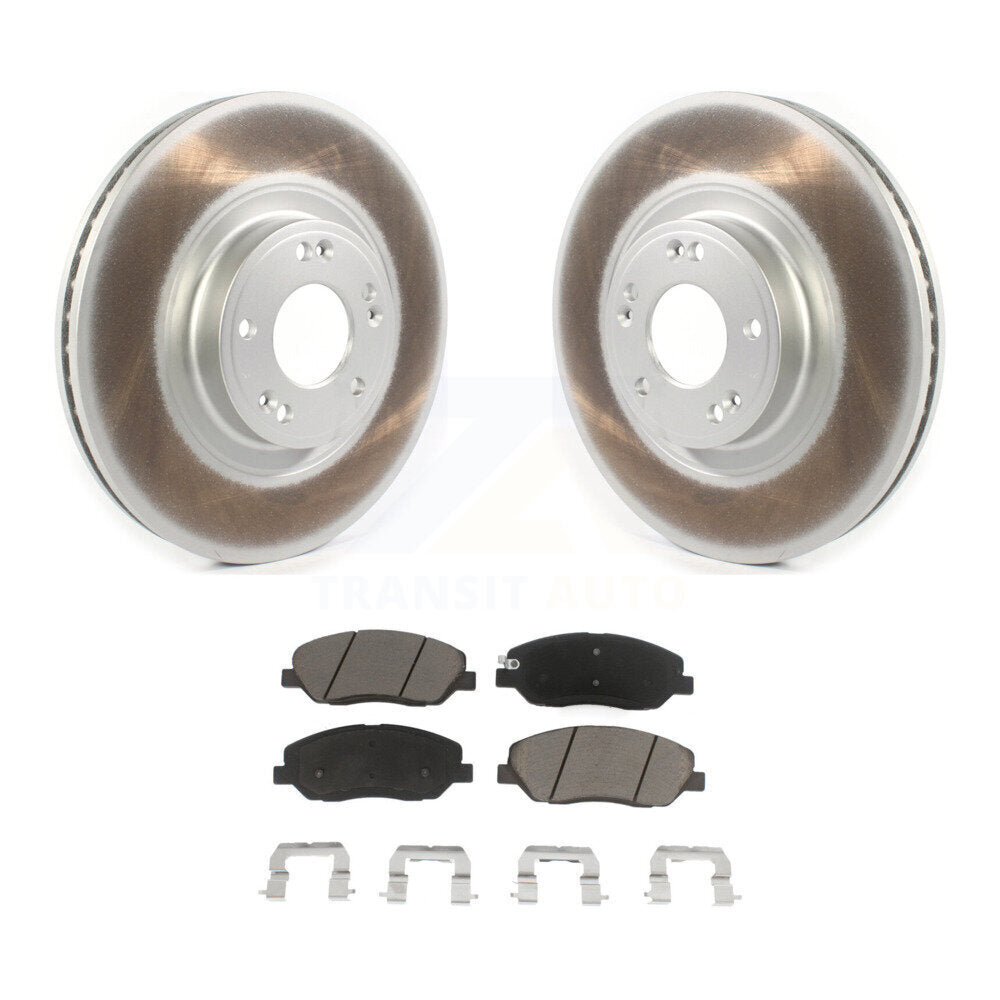 Coated Upgrade Brake Kit For 2012 Hyundai Genesis 3.8L KGC-100769 Transit Auto