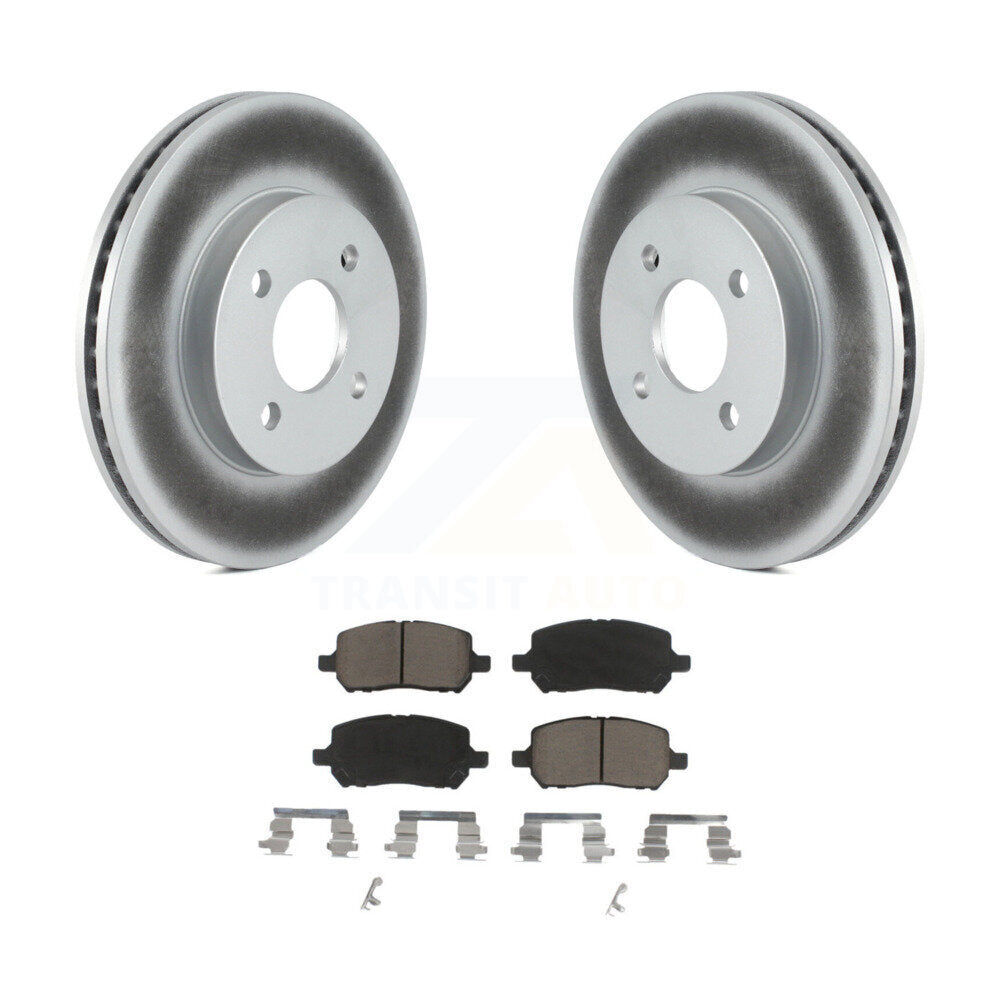 Coated Upgrade Brake Kit For 2005 Saturn Ion Naturally Aspirated KGC-101915 Transit Auto