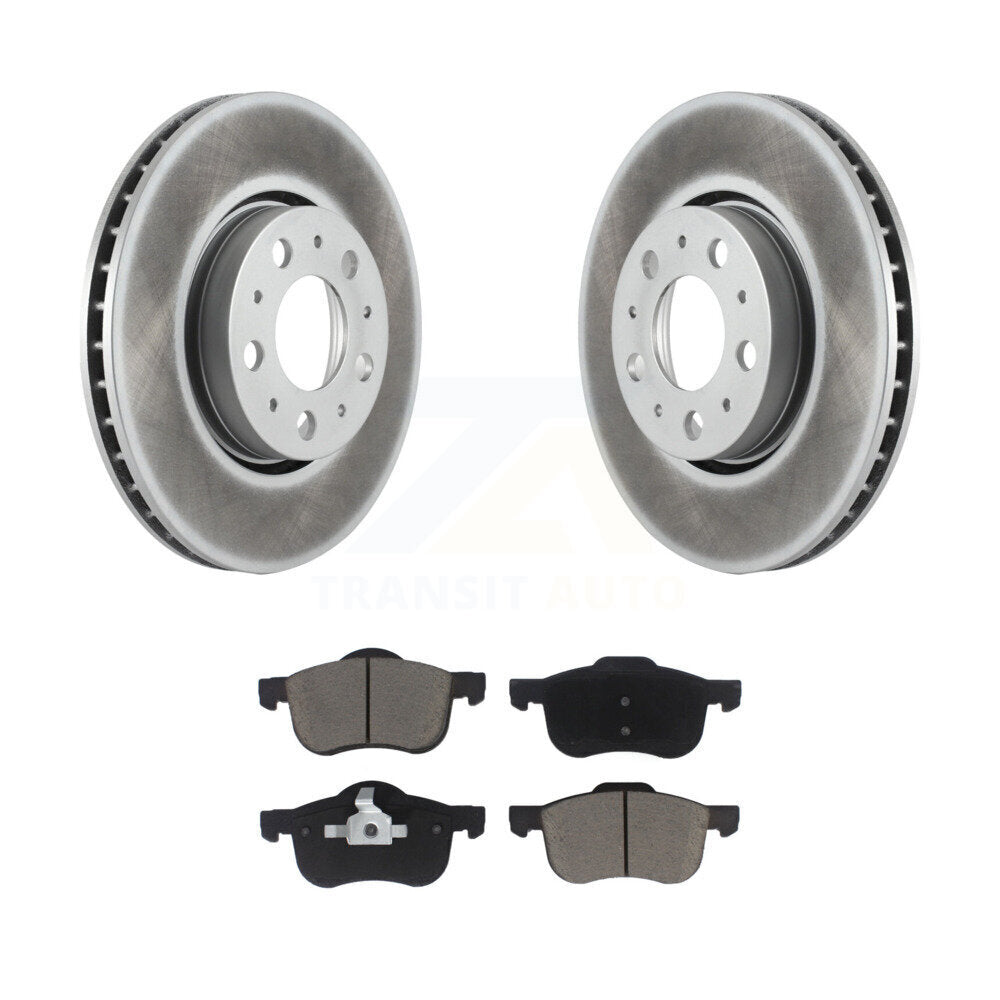 Coated Upgrade Brake Kit For 2005 Volvo V70 2.4/2.5T/T5. With 286mm Diameter Front Rotor KGC-101099 Transit Auto