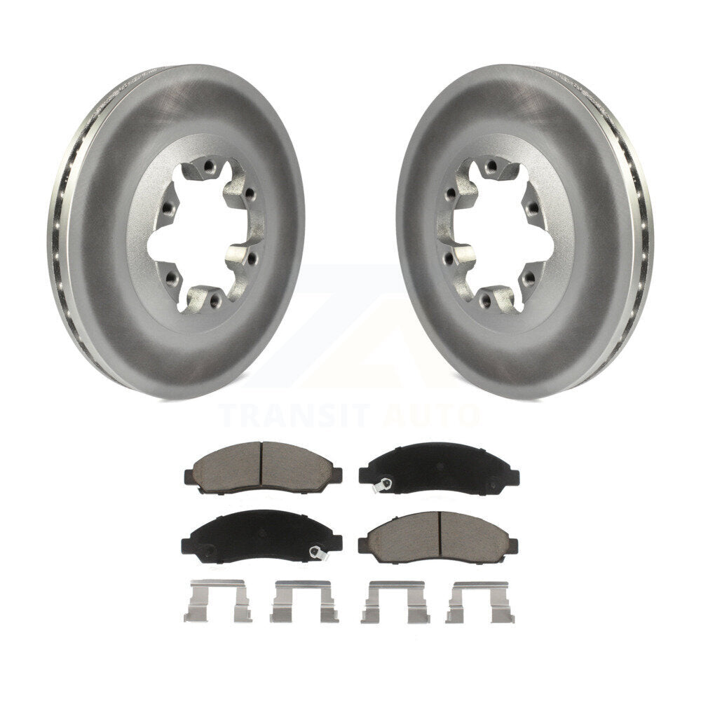 Coated Upgrade Brake Kit For 2008 Isuzu i-370 KGC-101933 Transit Auto