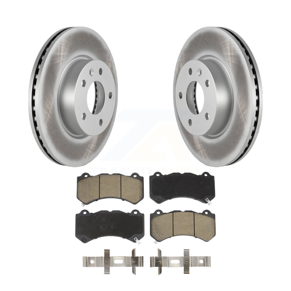 Coated Upgrade Brake Kit For 2017 Cadillac ATS V. With 300mm Diameter Front Rotor KGF-102989 Transit Auto