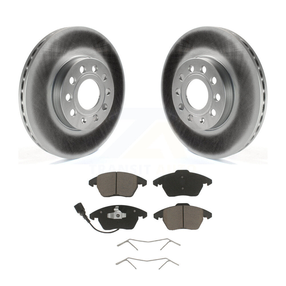 Coated Upgrade Brake Kit For 2011 Volkswagen Jetta Drum rear brakes. With 288mm Diameter Front Rotor KGC-101891 Transit Auto