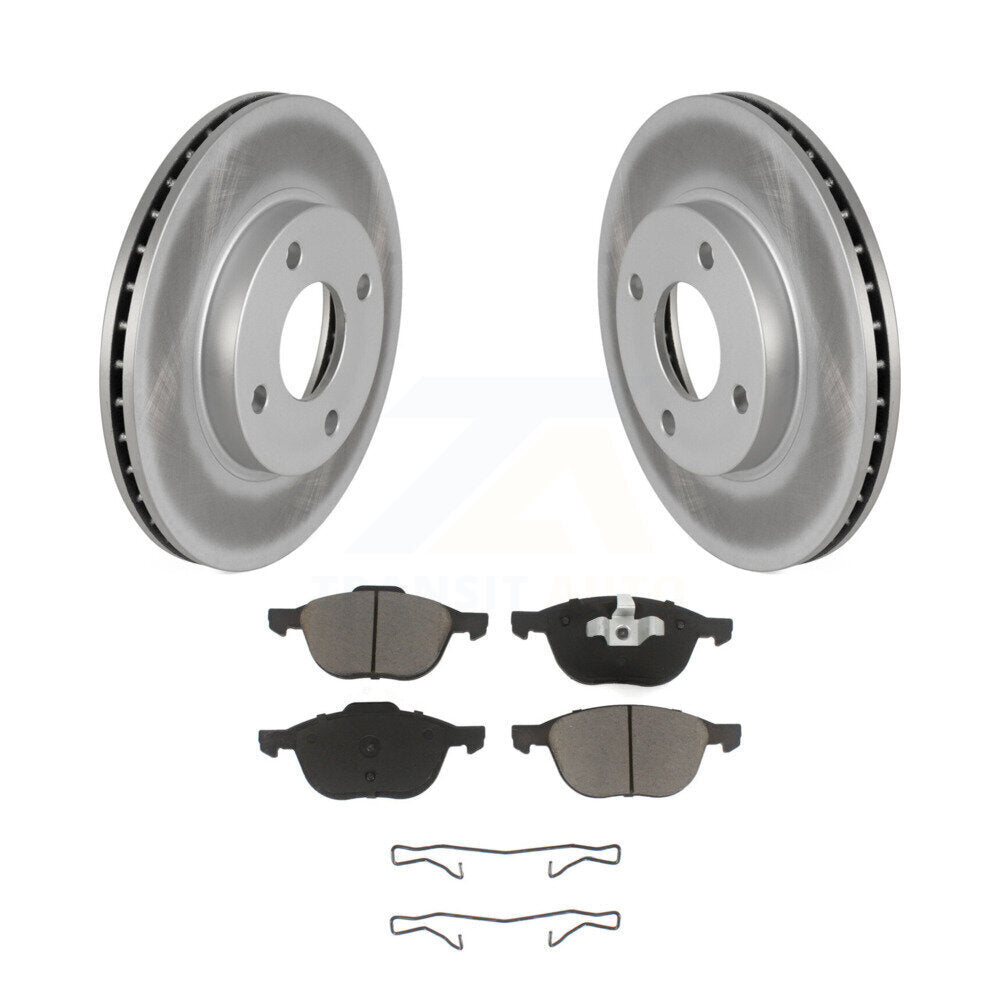 Coated Upgrade Brake Kit For 2004 Ford Focus LX/Mid/High/SE/ZTS/ZTW/ZX3/ZX5. From 04/05/04 KGC-100891 Transit Auto