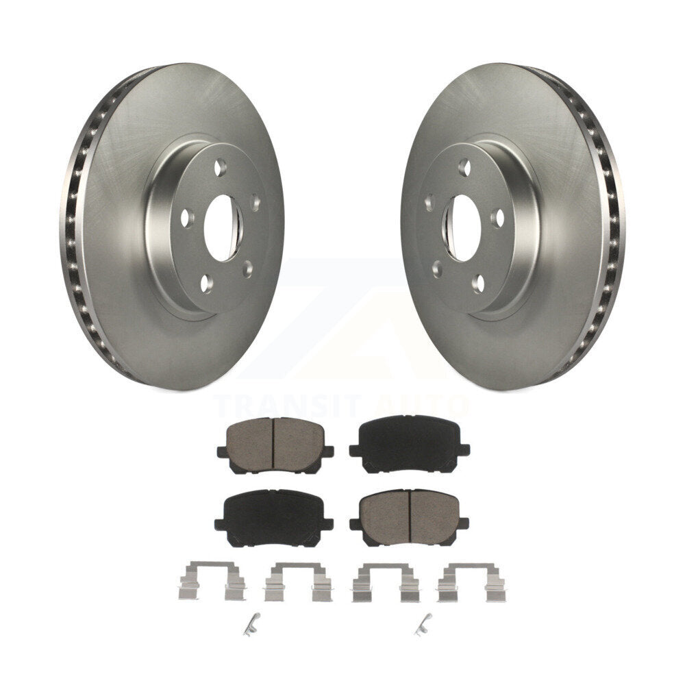 Coated Upgrade Brake Kit For 2004 Toyota Corolla North American Production Identified By 1st Digit Of VIN 1, 2, 4 Or 5 KGC-101991 Transit Auto