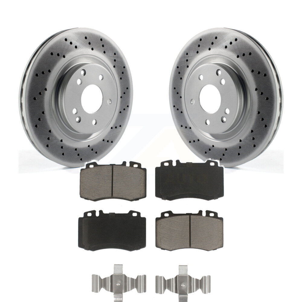 Coated Upgrade Brake Kit For 2005 Mercedes-Benz C230 Sedan. With Sport Package and To VIN # A660226,F565688,R138317 KGC-100813 Transit Auto