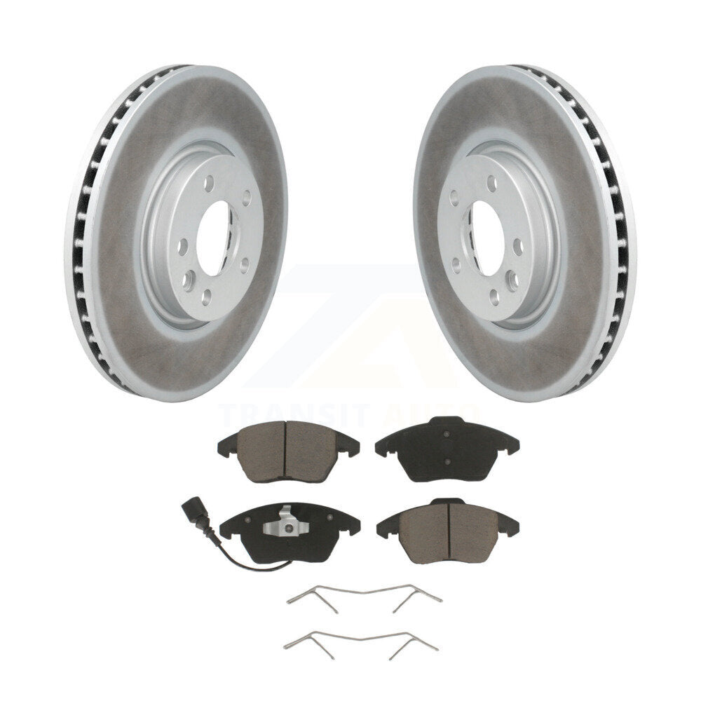 Coated Upgrade Brake Kit For 2011 Volkswagen CC 2.0L. With 340mm Diameter Front Rotor KGC-101227 Transit Auto