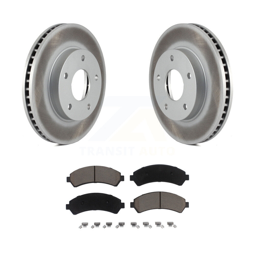 Coated Upgrade Brake Kit For 1997 Chevrolet Blazer 4WD and with Disc rear brakes KGC-101313 Transit Auto