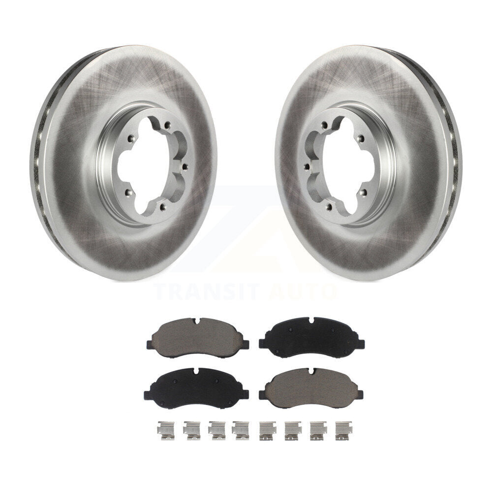 Coated Upgrade Brake Kit For 2016 Ford Transit-150 With 5 Lug Wheels and Without 4600 Lb Front Axle KGC-101285 Transit Auto