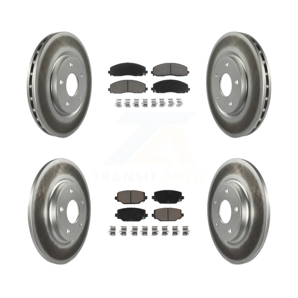 Coated Upgrade Brake Kit For 2016 Chrysler Town and Country With Dual Piston Front Caliper KGC-100711 Transit Auto