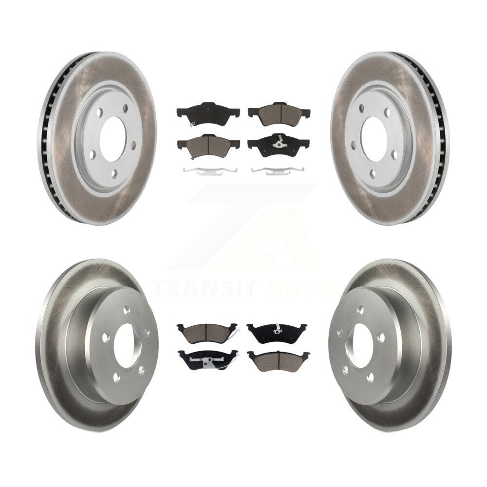 Coated Upgrade Brake Kit For 2002 Chrysler Town and Country KGC-101381 Transit Auto